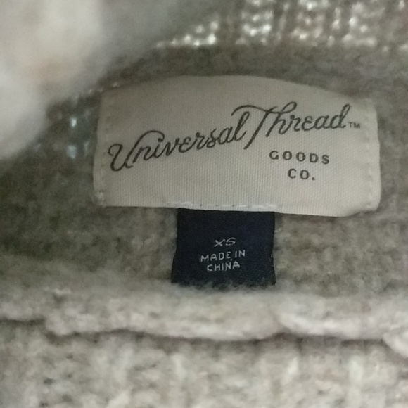 Universal thread mock turtleneck pullover women's XS - Picture 3 of 3
